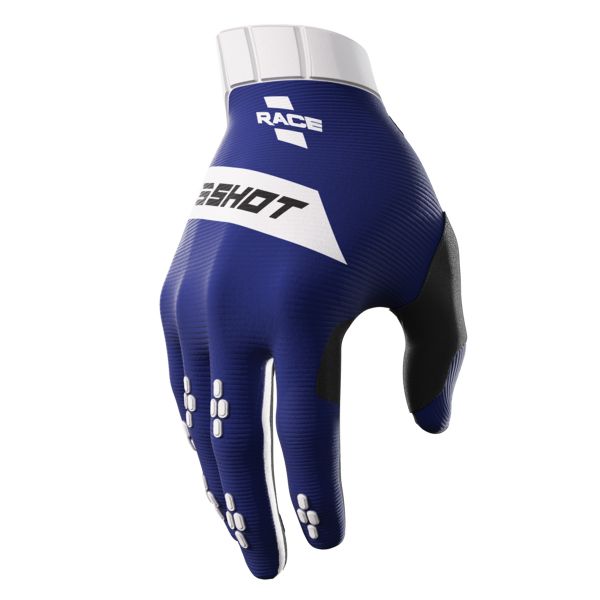 Guantes motocross SHOT Race Blue Guantes motocross SHOT Race Blue