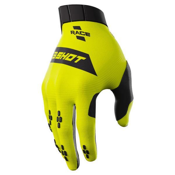 Guantes motocross SHOT Race Fluo Yellow Nio