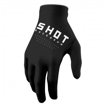 Guantes motocross SHOT Raw Black