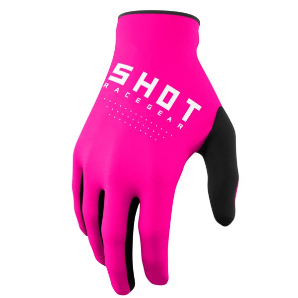 Guantes motocross SHOT Raw Kid Pink