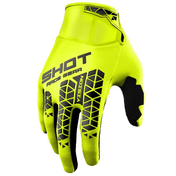 Guantes motocross SHOT Vision Tech Amarillo Nen