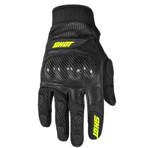Guantes motocross SHOT Stunter Neon Yellow CE