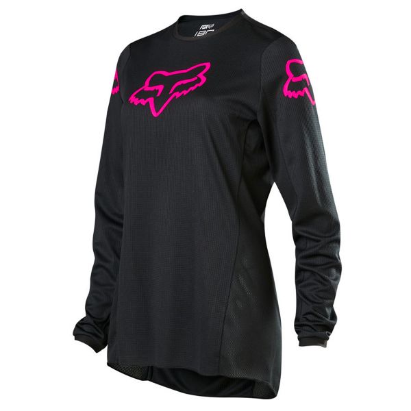Camiseta Motocross FOX 180 Prix Girls Black Pink