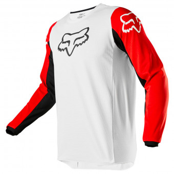 Camiseta Motocross FOX 180 Prix White Black Red