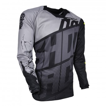 Camiseta Motocross SHOT Contact Venom Grey Black Camiseta Motocross SHOT Contact Venom Grey Black