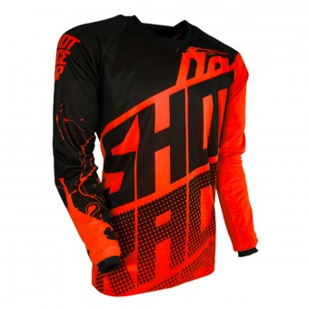 Camiseta Motocross SHOT Devo Venom Neon Orange Niño Camiseta Motocross SHOT Devo Venom Neon Orange Niño