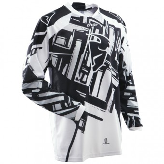 Camiseta Motocross Thor Phase Black Slab Jersey