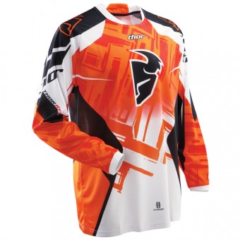 Camiseta Motocross Thor Phase Naranja Slab Jersey