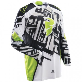 Camiseta Motocross Thor Phase Green Slab Jersey