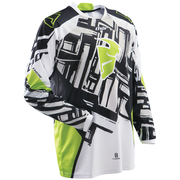 Camiseta Motocross Thor Phase Green Slab Jersey