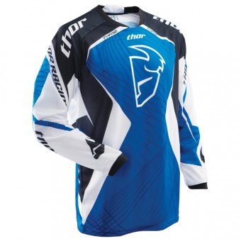 Camiseta Motocross Thor Phase Blue Spiral Jersey