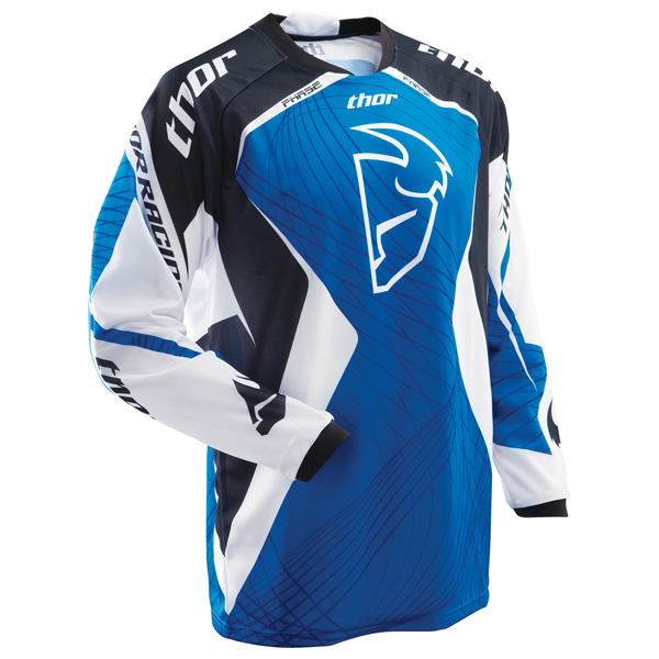 Camiseta Motocross Thor Phase Blue Spiral Jersey