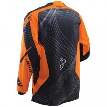 Thor Phase Naranja Spiral Jersey