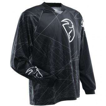 Camiseta Motocross Thor Static Black Jersey