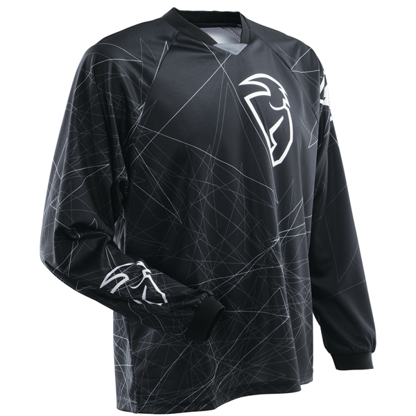 Camiseta Motocross Thor Static Black Jersey