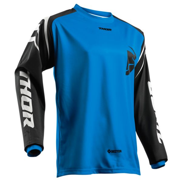Camiseta Motocross Thor Sector Zones Blue