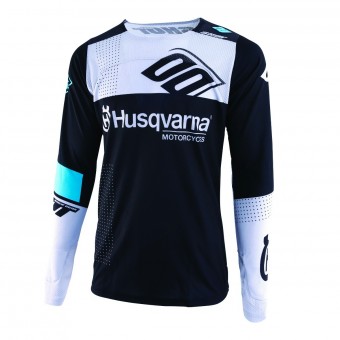 Camiseta Motocross SHOT Aerolite Replica Husqvarna Azul Gris