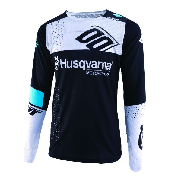 Camiseta Motocross SHOT Aerolite Replica Husqvarna Azul Gris