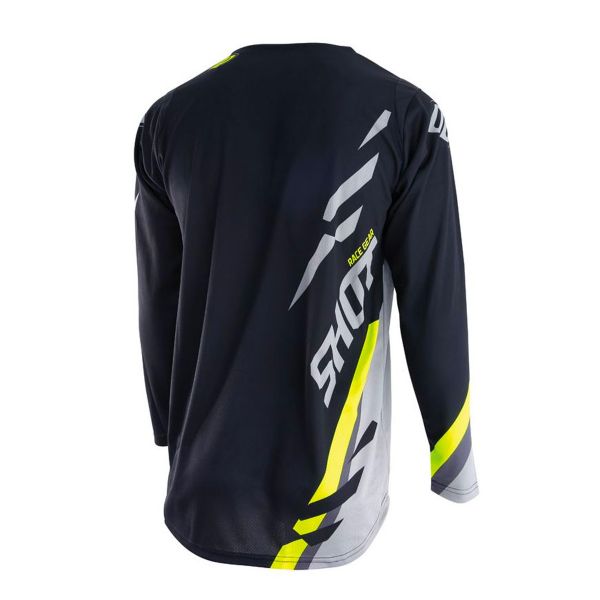 SHOT Contact Score Negro Gris Neon Amarillo