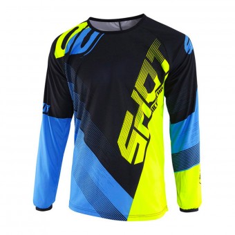 Camiseta Motocross SHOT Devo Ultimate Azul Neon Amarillo Niño Camiseta Motocross SHOT Devo Ultimate Azul Neon Amarillo Niño