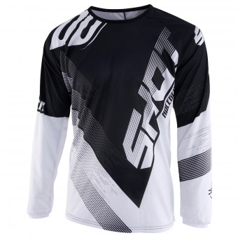 Camiseta Motocross SHOT Devo Ultimate Negro Blanco Nio