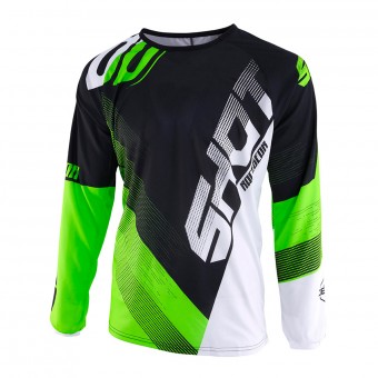 Camiseta Motocross SHOT Devo Ultimate Negro Neon Verde