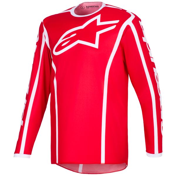 Camiseta Motocross Alpinestars Fluid Apex Jersey Red White