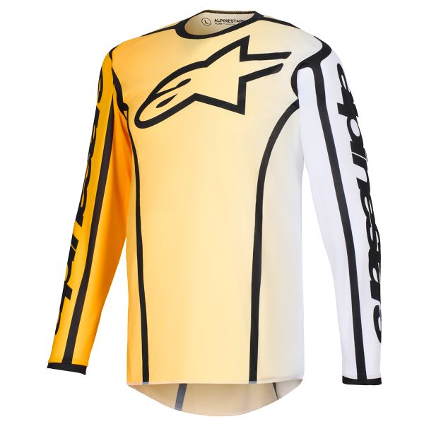 Camiseta Motocross Alpinestars Fluid Apex Jersey Yellow Black