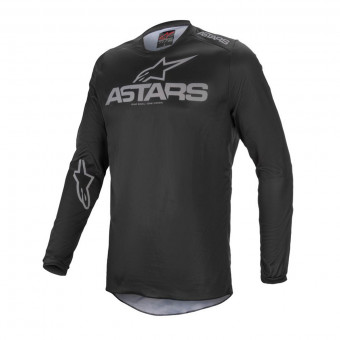 Camiseta Motocross Alpinestars Fluid Graphite Black Dark Grey