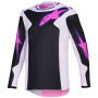 Camiseta Motocross Alpinestars Fluid Grid Jersey Black Light Gray Purple