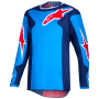 Camiseta Motocross Alpinestars Fluid Grid Jersey Blue Red