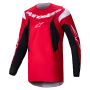 Camiseta Motocross Alpinestars Fluid Haul Bright Red Black
