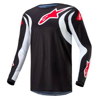 Camiseta Motocross Alpinestars Fluid Lucent Black White