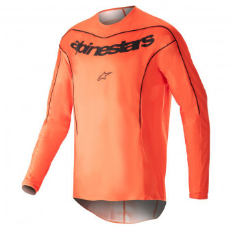 Camiseta Motocross Alpinestars Fluid Lurv Hot Orange Black