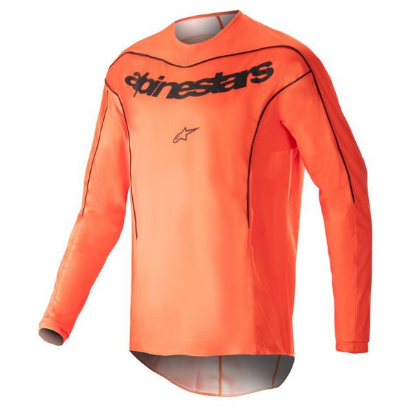 Camiseta Motocross Alpinestars Fluid Lurv Hot Orange Black
