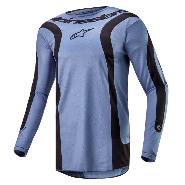 Camiseta Motocross Alpinestars Fluid Lurv Light Blue Black