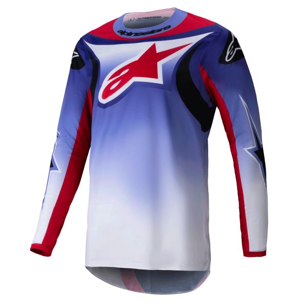 Camiseta Motocross Alpinestars Fluid Wurx Purple Bright Red Camiseta Motocross Alpinestars Fluid Wurx Purple Bright Red