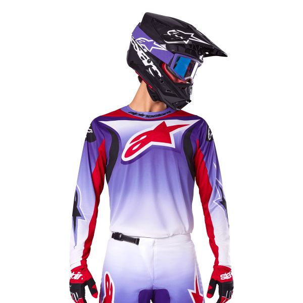 Alpinestars Fluid Wurx Purple Bright Red