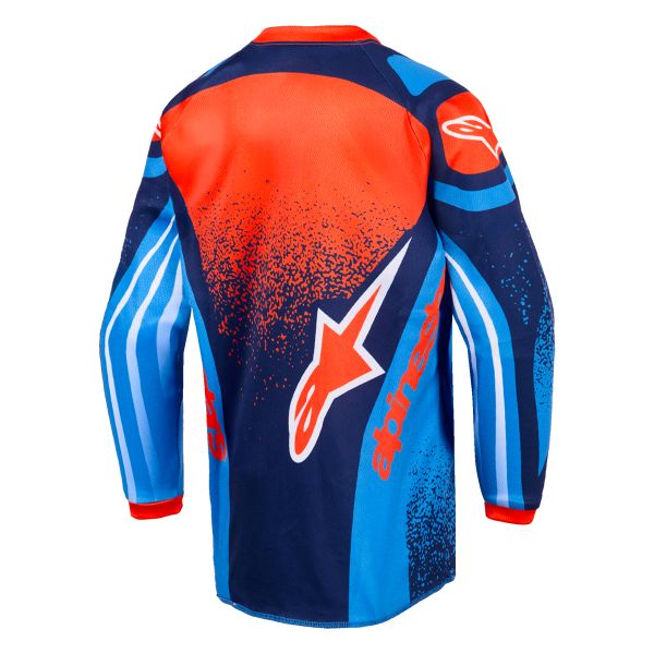 Alpinestars Kids Racer Nomur Jersey Dark Navy Orange Ucla Blue