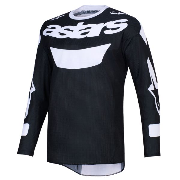 Camiseta Motocross Alpinestars Racer Air Riway Jersey Black White