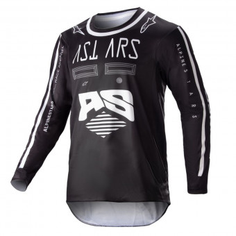 Camiseta Motocross Alpinestars Racer Found Black Nio