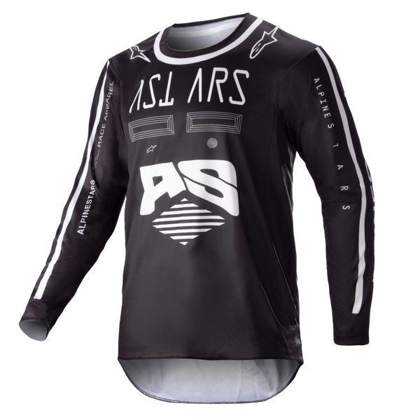 Camiseta Motocross Alpinestars Racer Found Black Ni�o