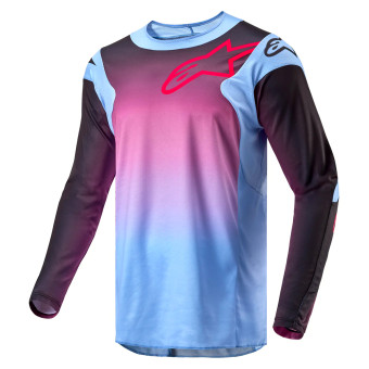 Camiseta Motocross Alpinestars Racer Hoen Lavan Purple Black
