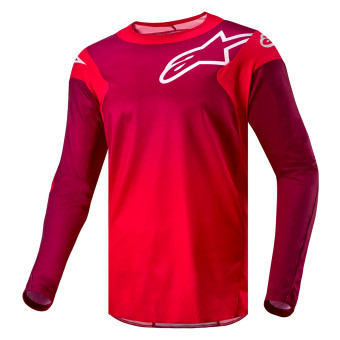 Camiseta Motocross Alpinestars Racer Hoen Mars Red Burgundy