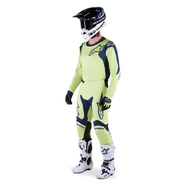 Alpinestars Racer Hoen Night Navy Fluorite Green