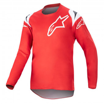Camiseta Motocross Alpinestars Racer Narin Mars Red White Nio