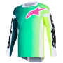 Camiseta Motocross Alpinestars Racer Portl Jersey Green White Black