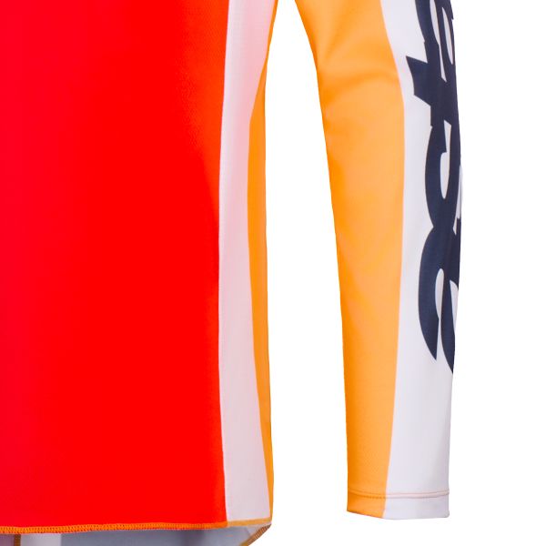 Alpinestars Racer Portl Jersey Red Light Gray Dark Gray