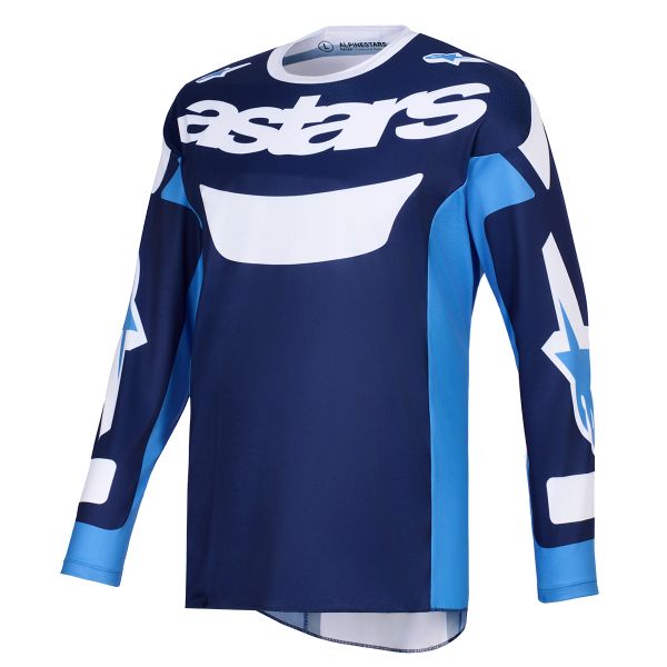 Camiseta Motocross Alpinestars Racer Riway Jersey Ucla Blue White