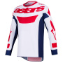 Camiseta Motocross Alpinestars Racer Riway Jersey White Blue Red